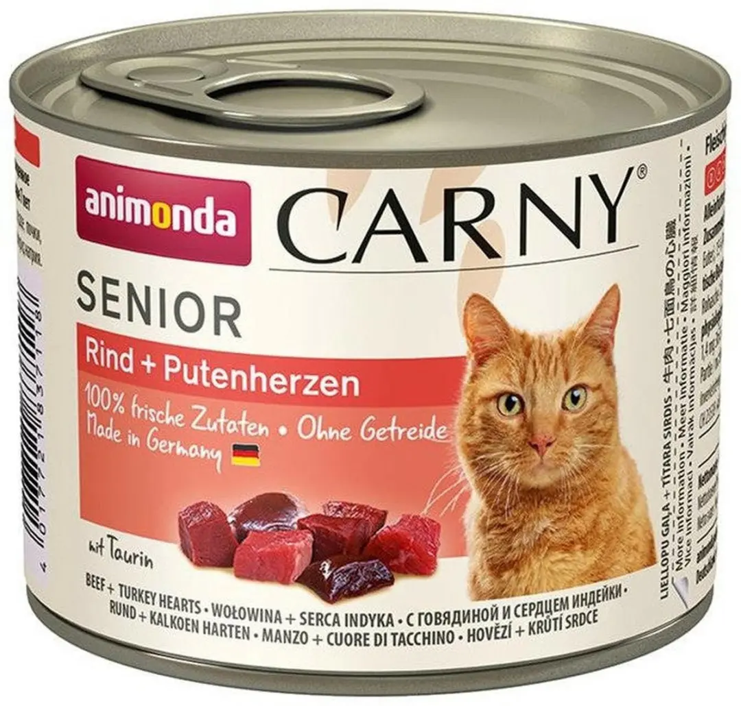 Animonda Carny Senior Rund/Kalkoen - 6x200g