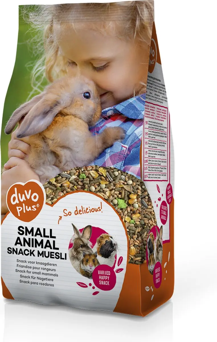 DuvoPlus Kleine Zoogdieren Snack Muesli 18kg