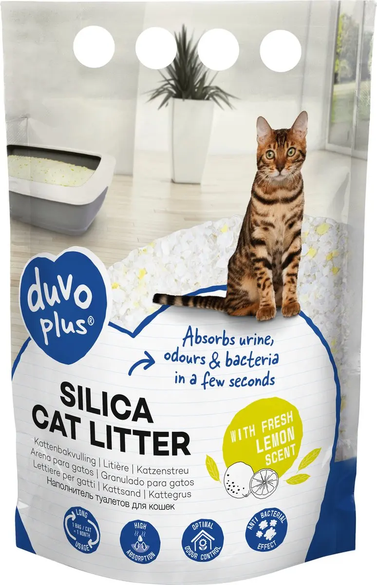 Duvo+ Premium Silica Kattenbakvulling Citroen