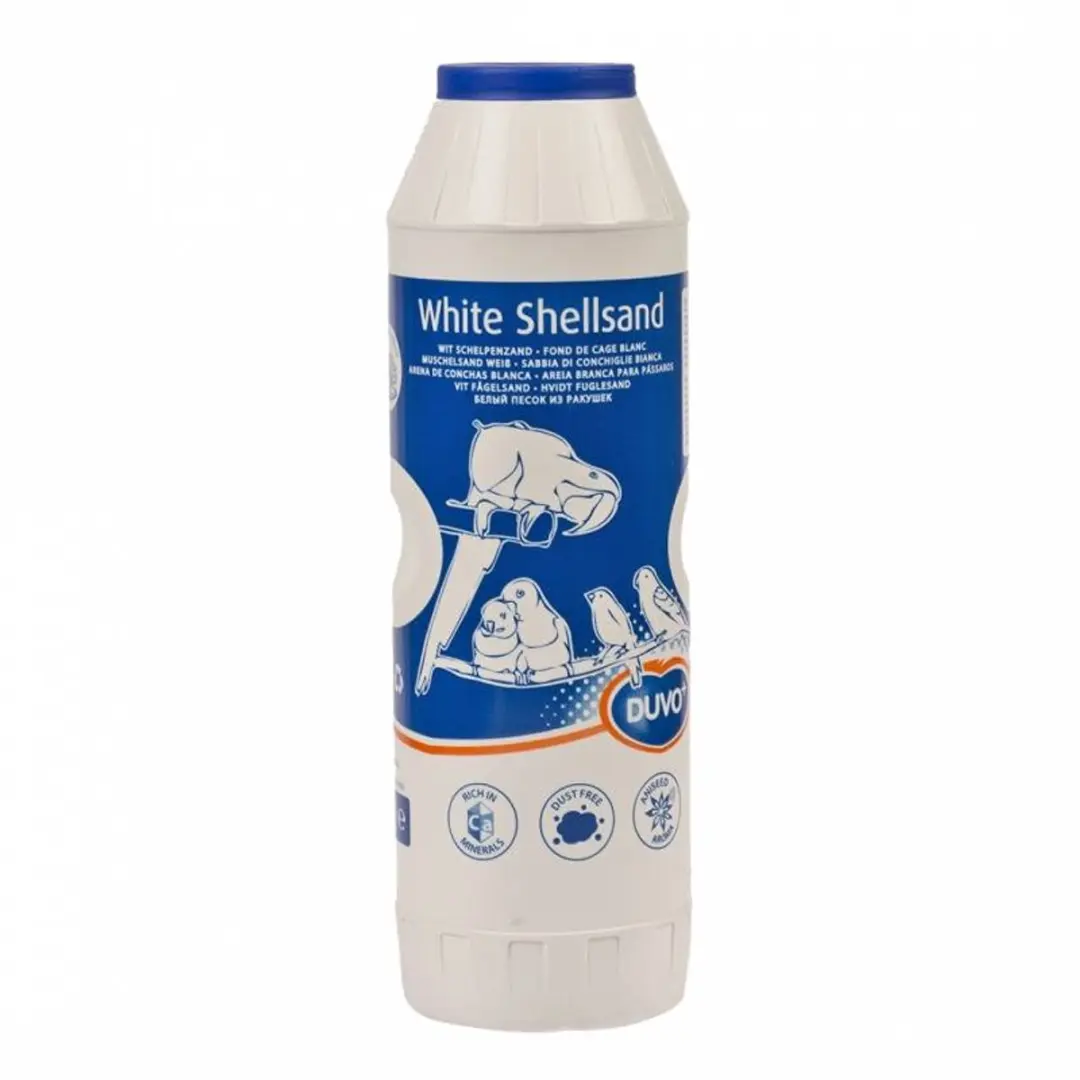 DuvoPlus Bodembedekking Vogel Schelpenzand 5kg - Wit