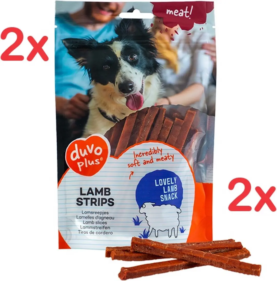 Duvo+ Lam en Rijst Sticks 160g (2x80g)