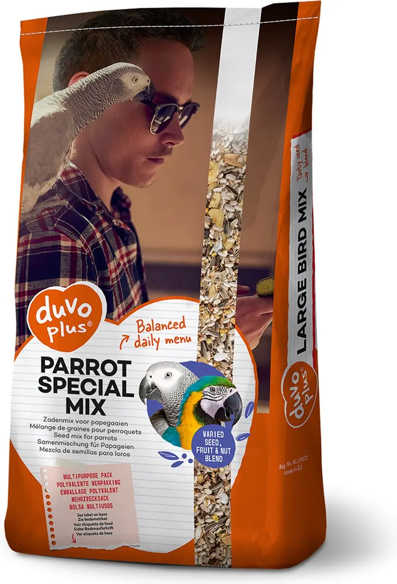 Duvo Plus Papegaai Speciaal Mix 12,5kg