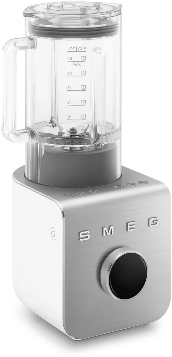 SMEG BLC02WHMEU - High Performance Blender - Incl. vacuümpomp - 1400W - Mat Wit