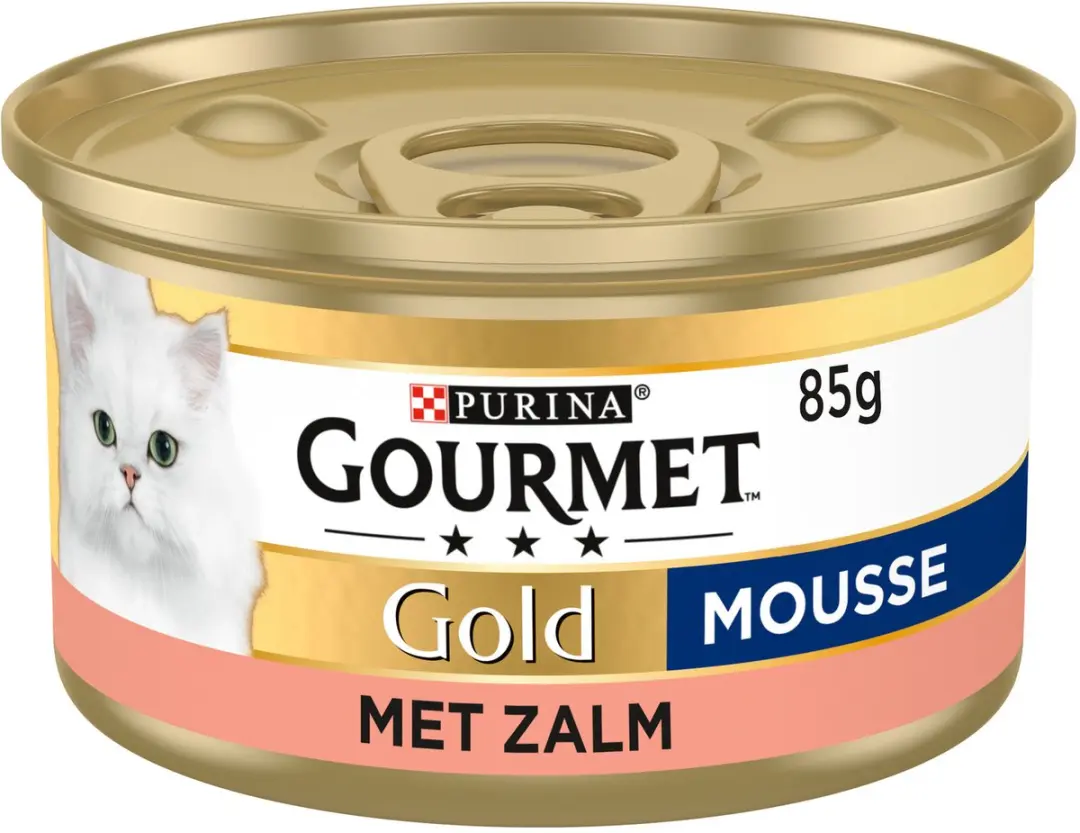 Gourmet Gold Mousse Zalm Kattenvoer