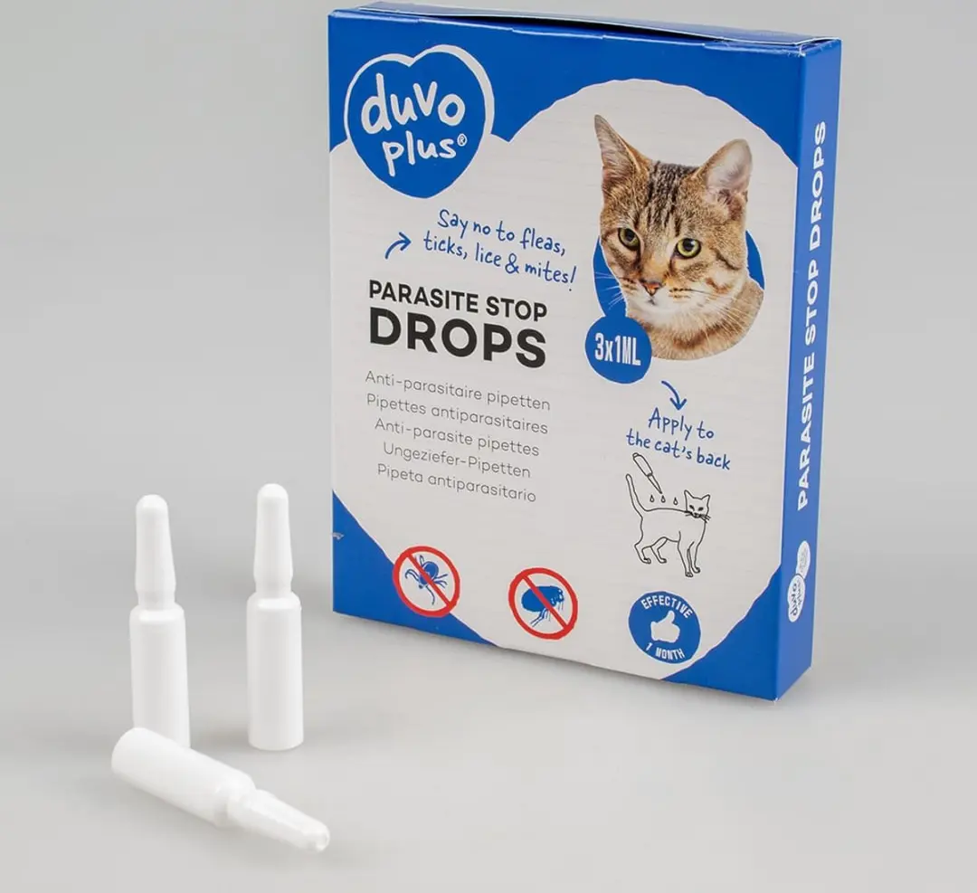 Duvo+ Anti-Parasiet Druppels Kat 3x1ml
