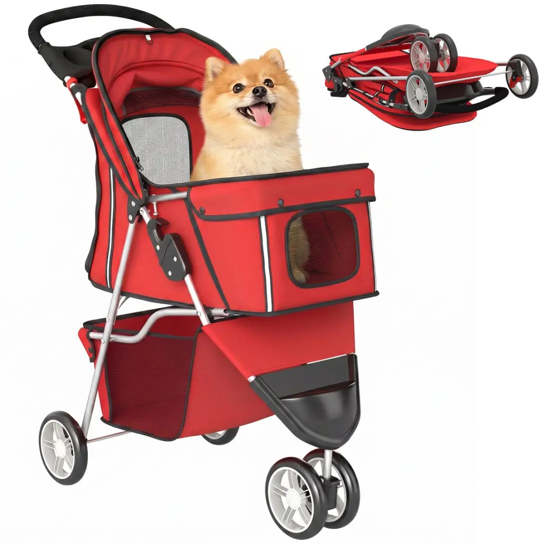 Homcom Opvouwbare Hondenwagen 77x44x102cm