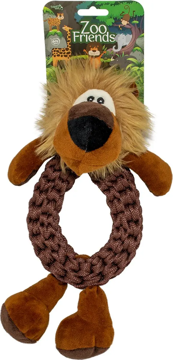 Duvo+ Zoo Friends Lola Leeuw Ring - Bruin