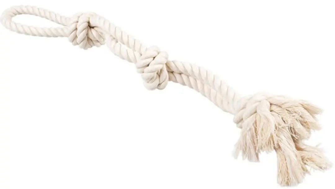 Duvo+ Katoenen Knoop Touw Natuurlijk