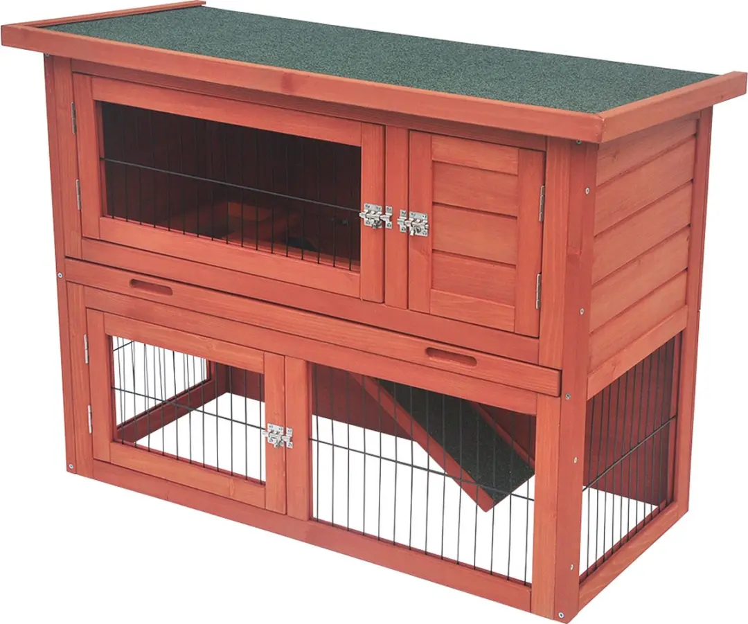 Duvo+ Woodland Bonnie Classic Konijnenhok 95x45x70cm