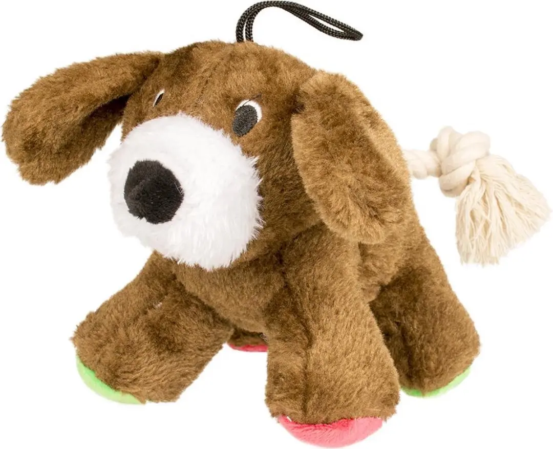 Duvo Pluche Hond met Touwstaart