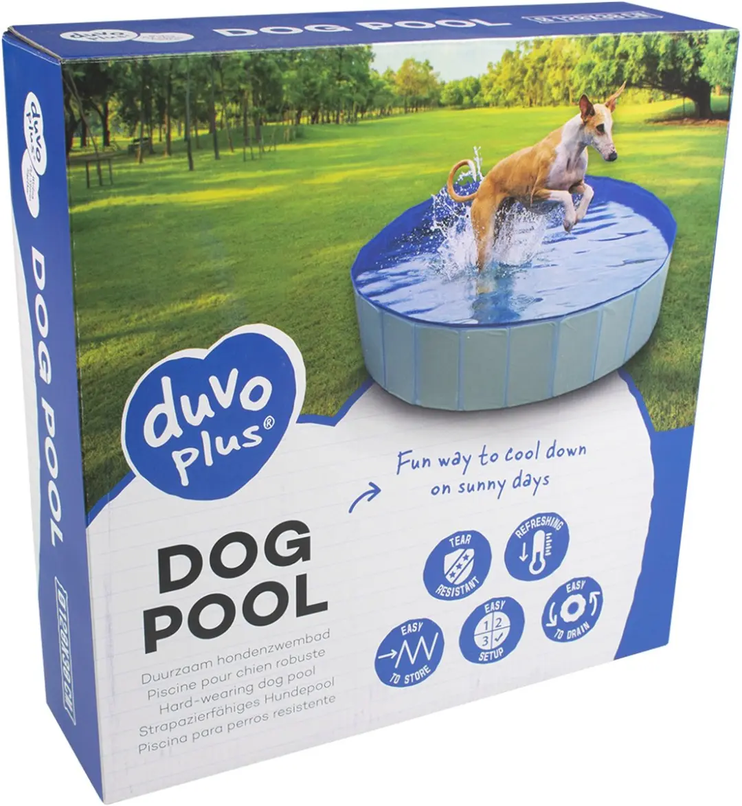 Duvo Hondenzwembad 120x30cm - Blauw