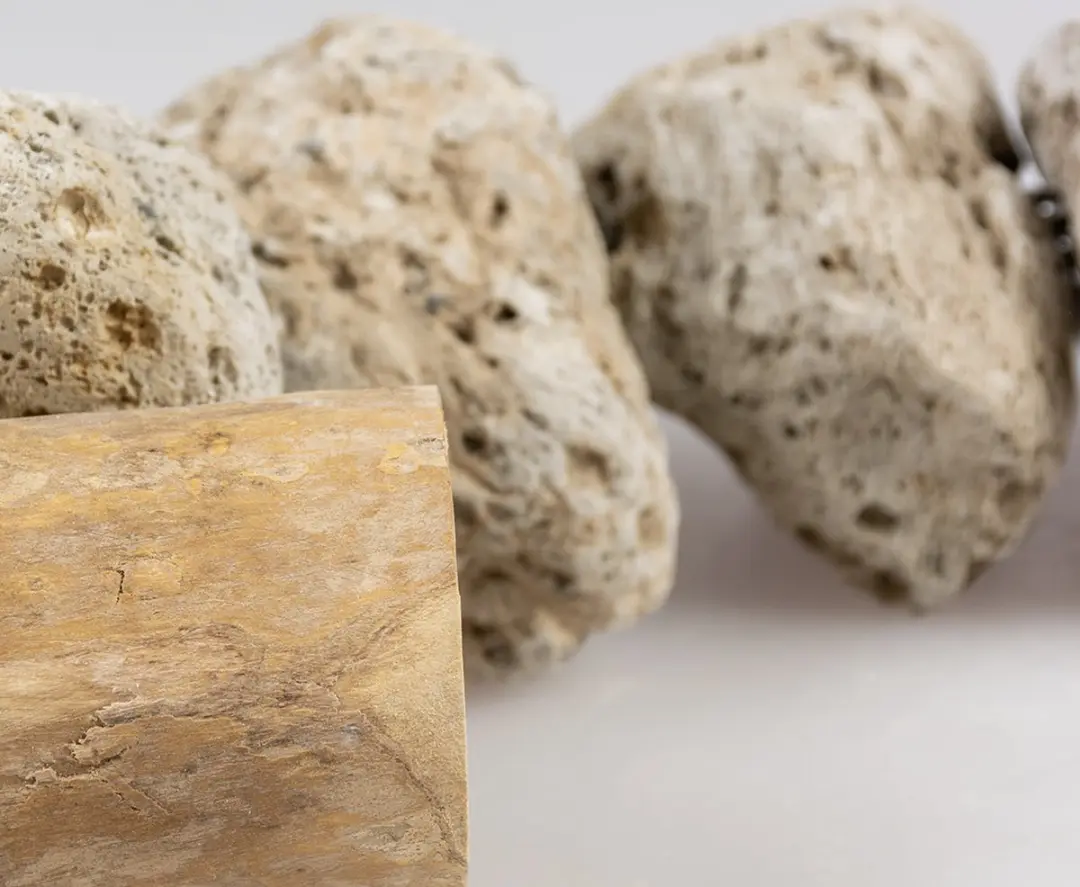 Duvo Vogelhanger Met Lava Stenen - Antraciet - Maat L