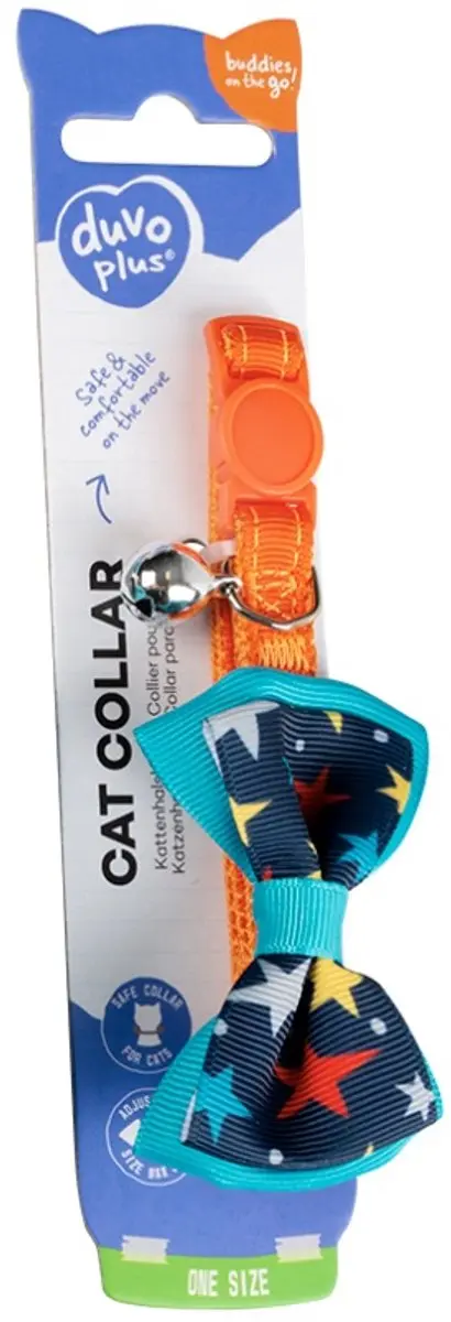 Duvo+ Kattenhalsband Vlinderdas Nylon 20-30cm