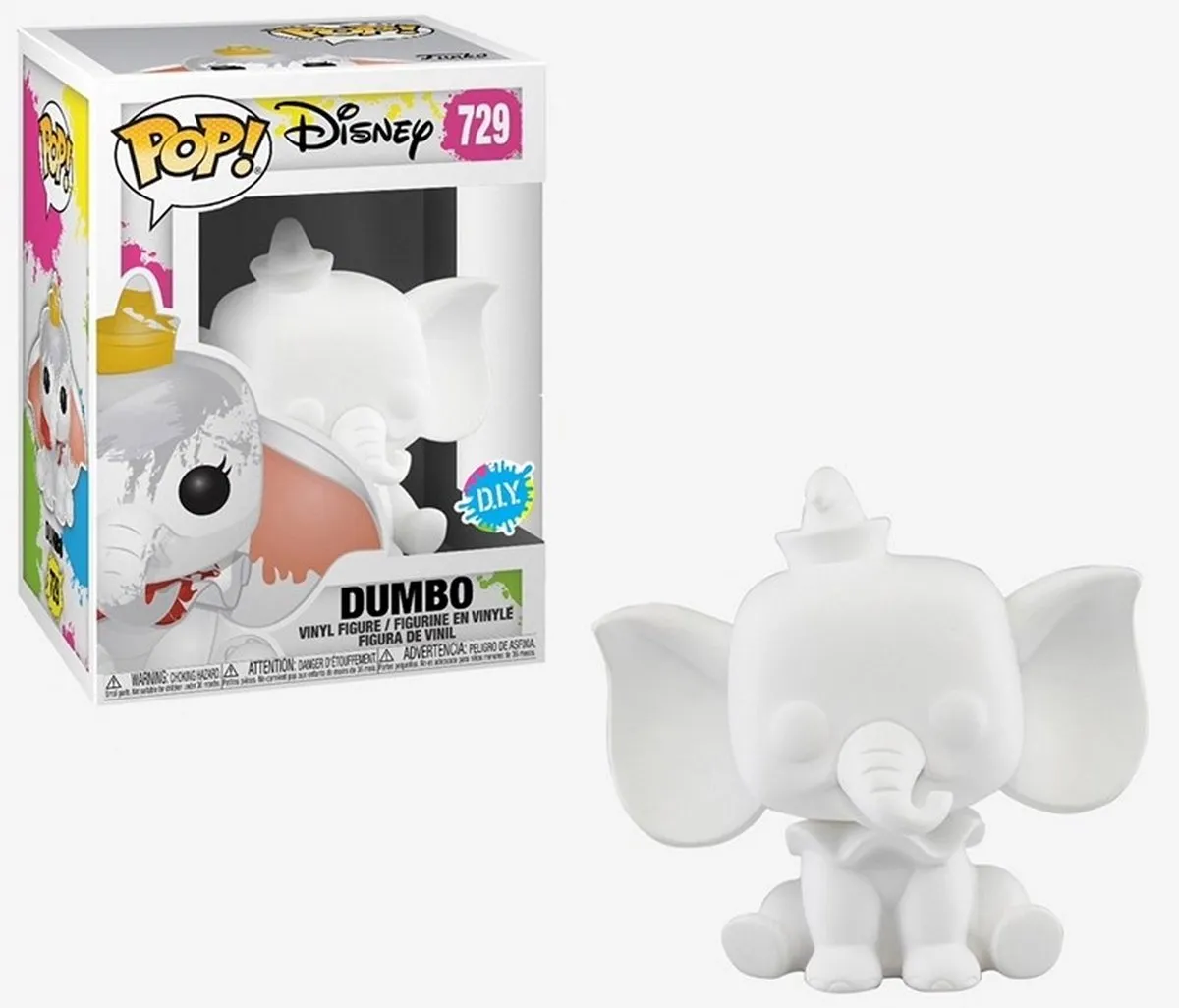 Funko POP! Dumbo DIY Verzamelfiguur 9cm - Wit