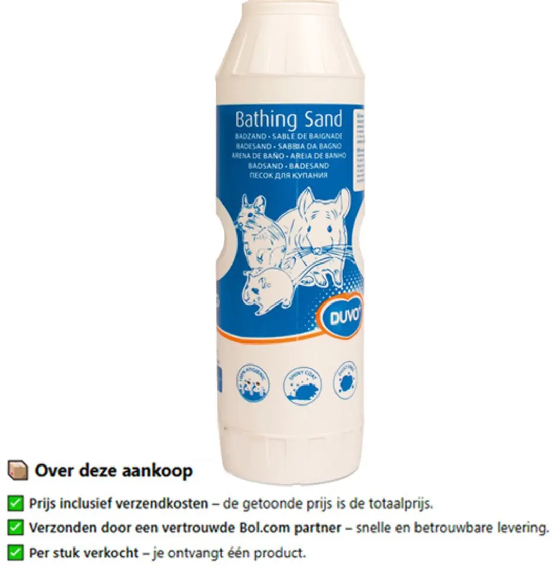 Duvo Chinchilla Badzand Strooibus 1,9kg