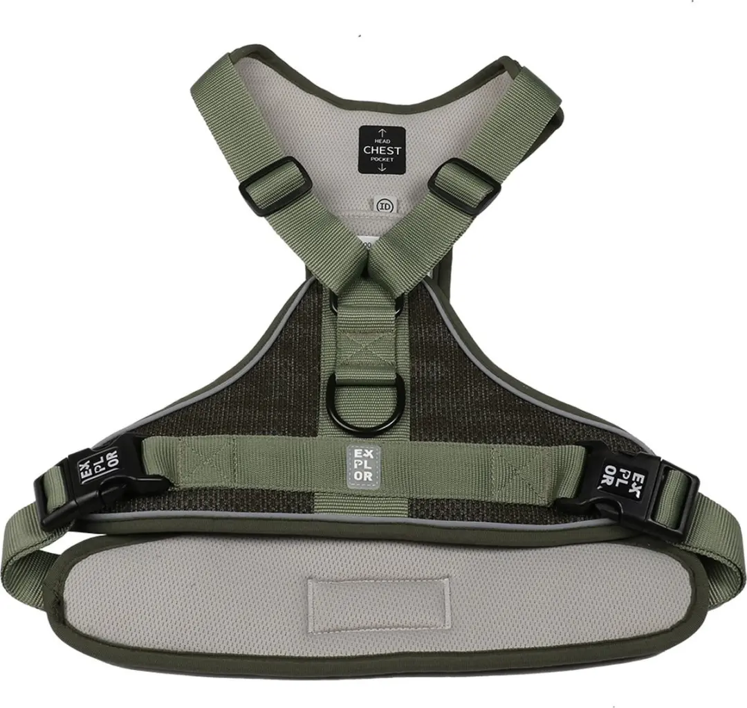 Duvo Duvoplus Ultimate Fit No-pull Harnas Classic XS - 20-40cm - Undercover Green