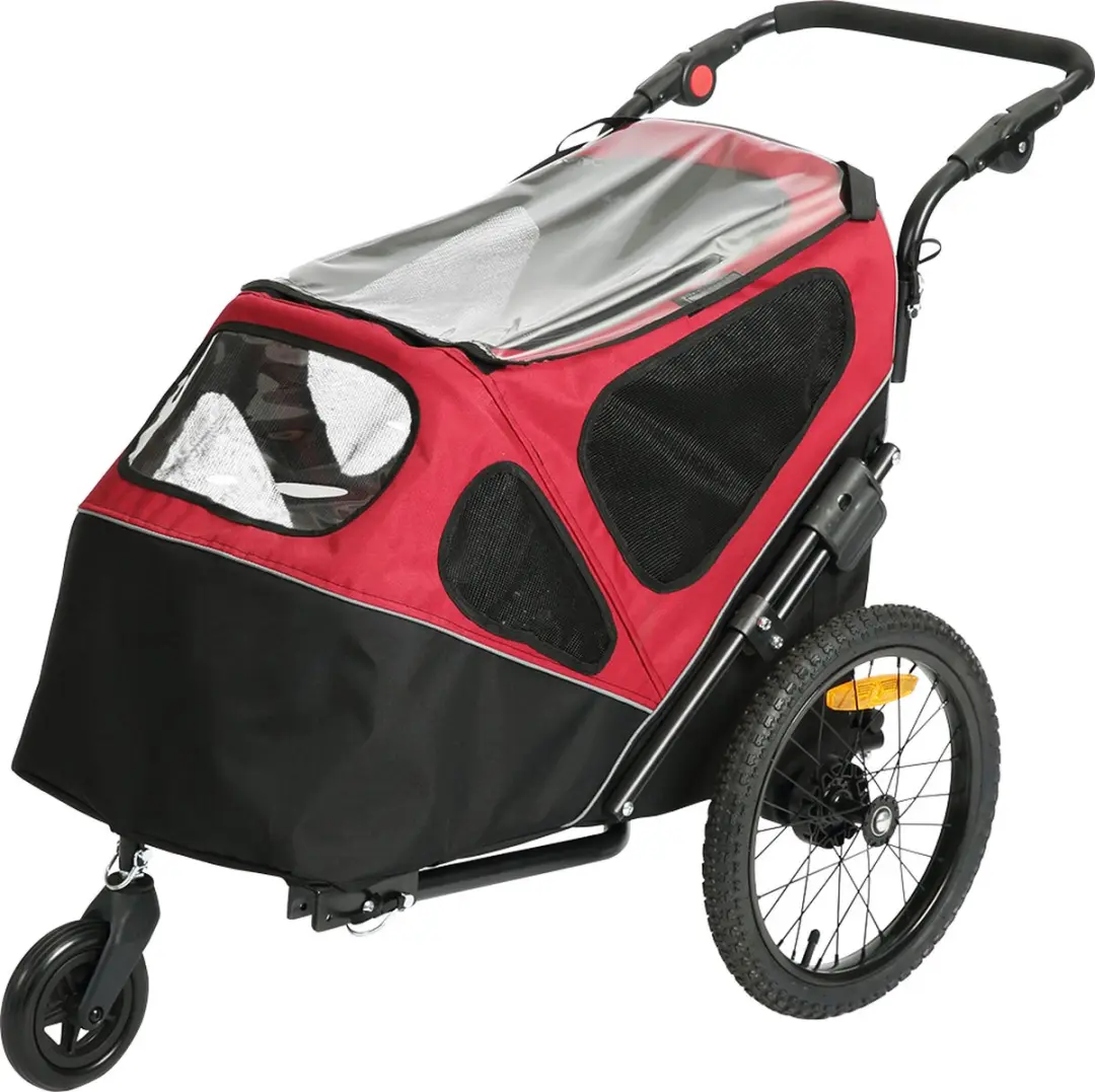 Duvo+ Hondenfietskar 2-in-1