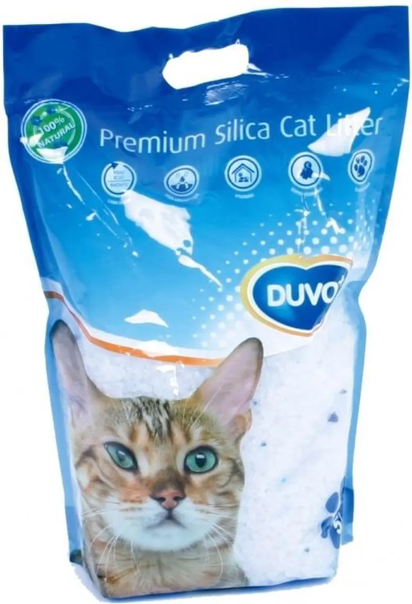 Duvo+ Silica Naturel Kattenbakvulling 5L
