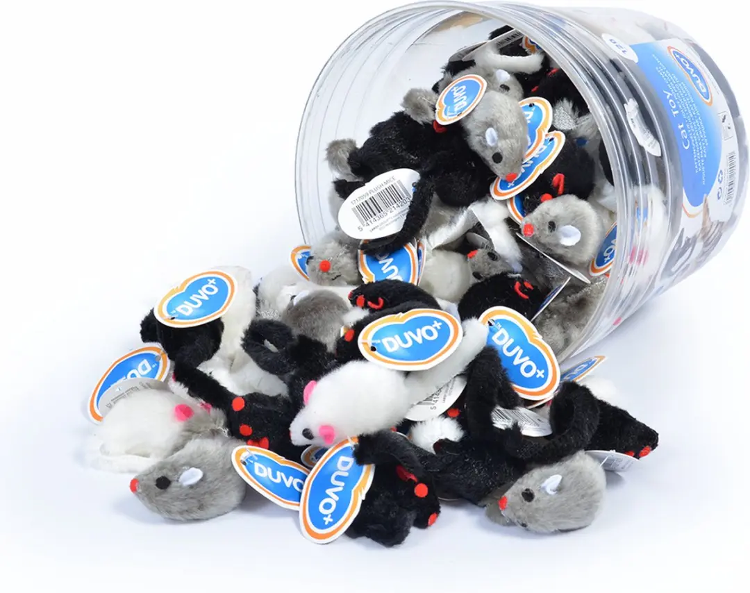 Duvo Pluche Muis Kattenspeelgoed