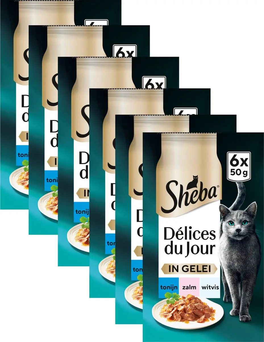 Sheba Delices du Jour Zalm & Tonijn 36x50g