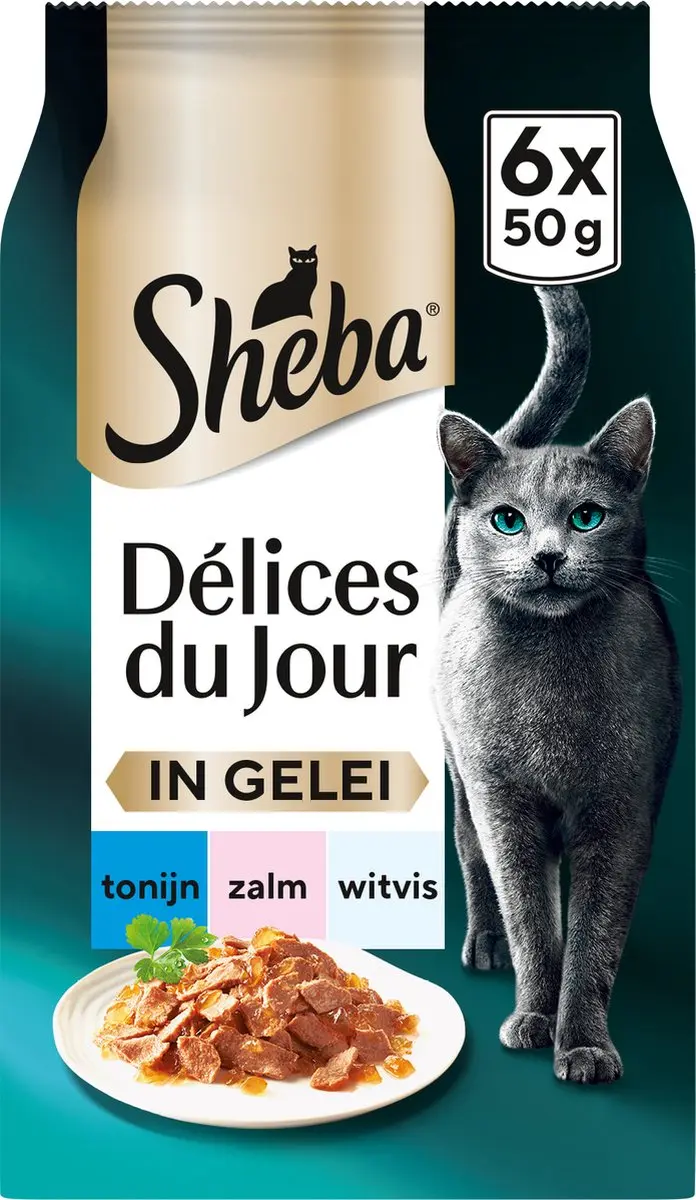 Sheba Delices du Jour Zalm & Tonijn 36x50g - afbeelding 6 van 6