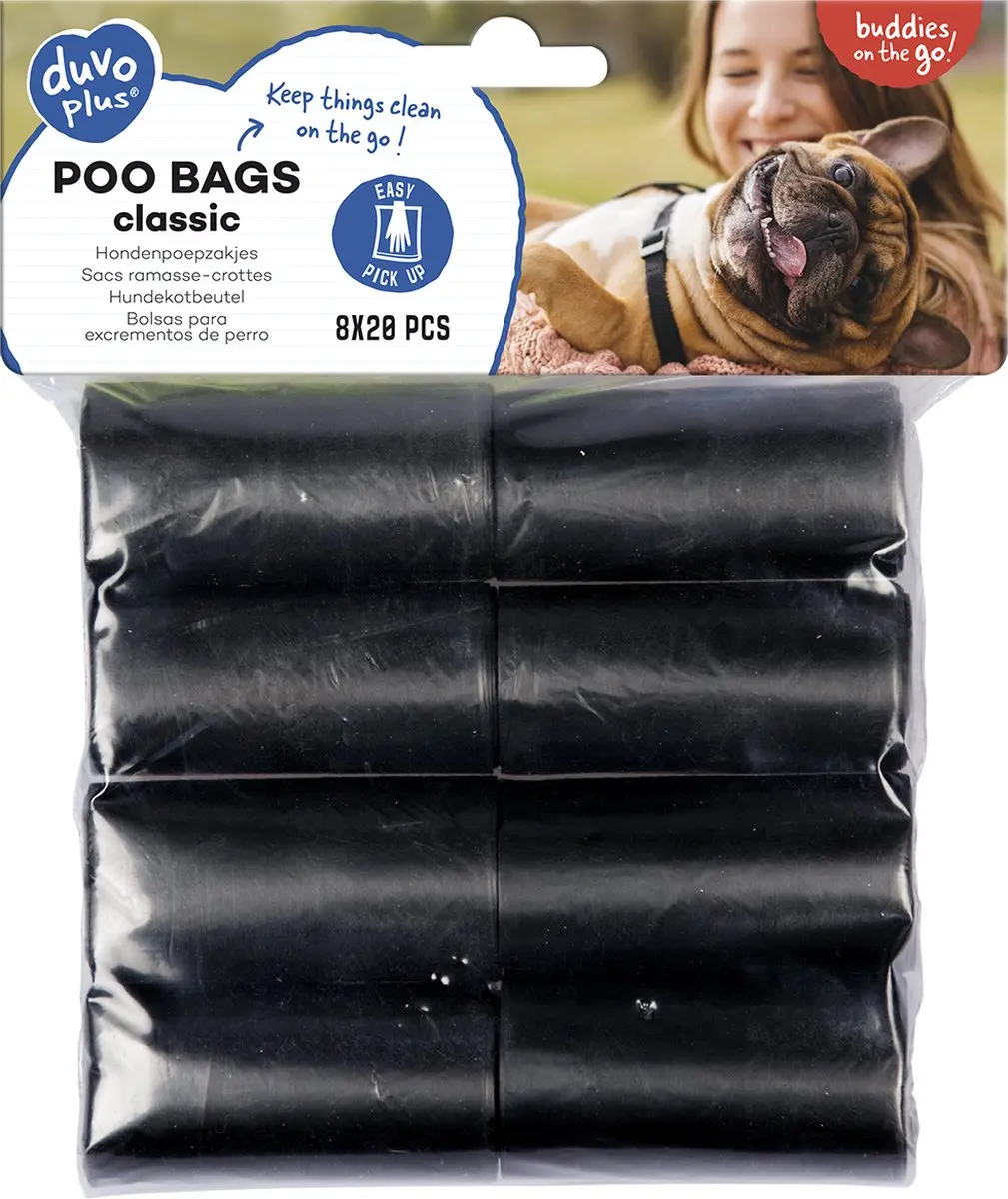 Duvo Plus Hondenpoepzakjes Classic 8x20st