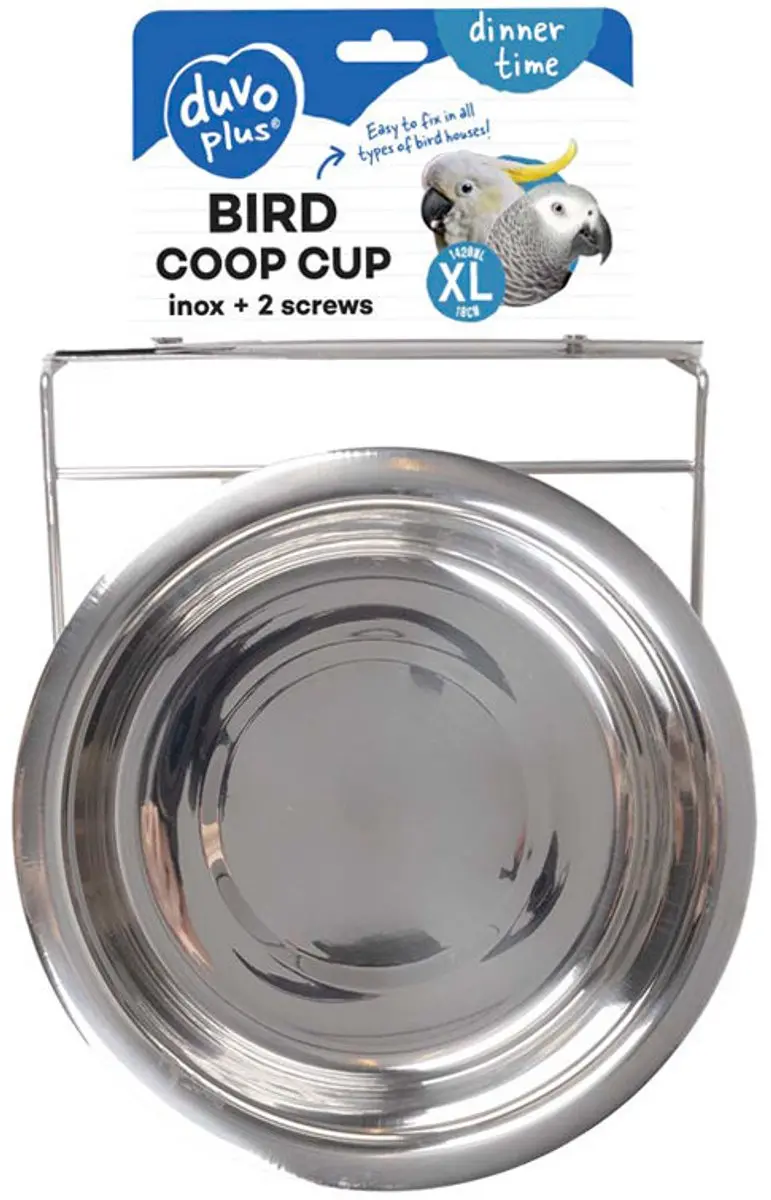 DuvoPlus Eetkom Inox XXL - 2 Vijzen