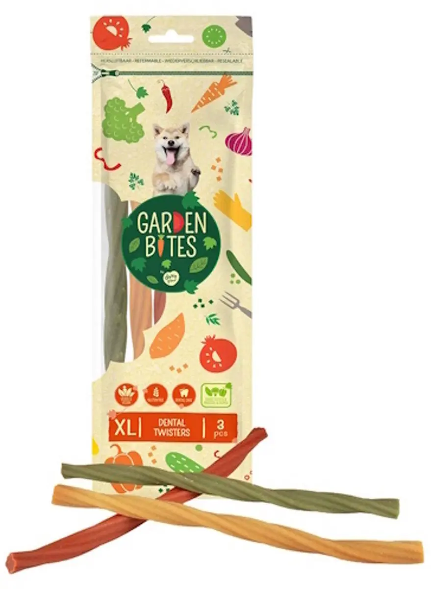 Duvo+ Garden Bites 3 Dental Twisters XL 25cm