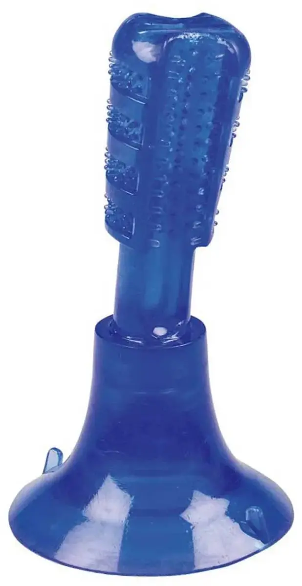 Duvo Chew 'n Play Brush Fix L - Speelgoed Hond - Blauw