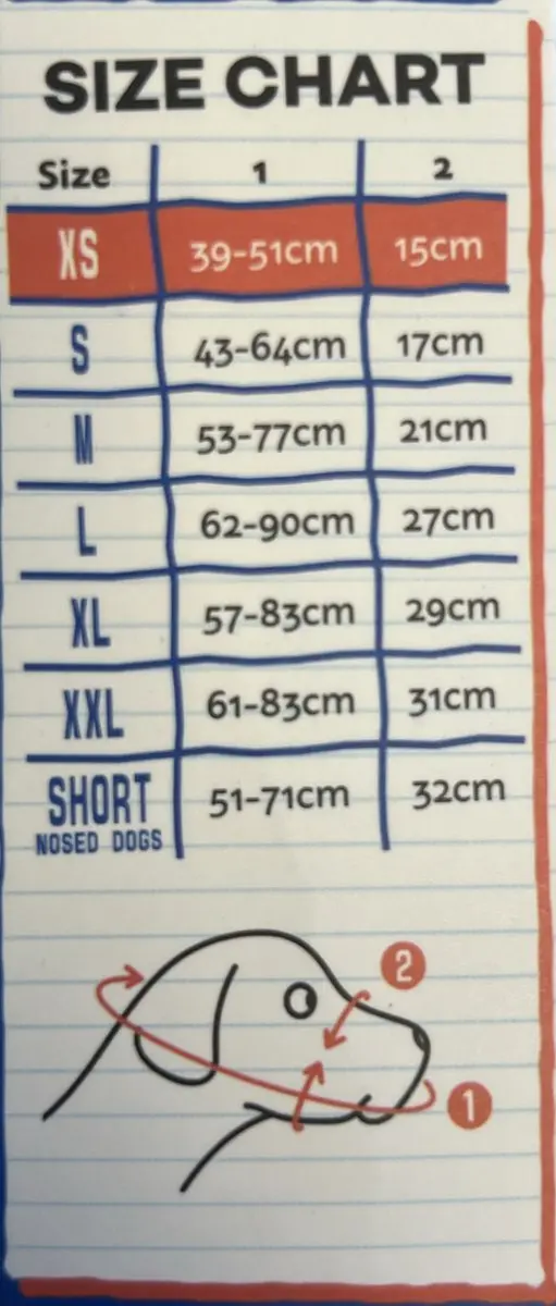 DuvoPlus Muilkorf Nylon 39-51cm - XS