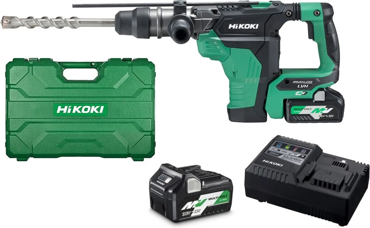 Hikoki DH36DMAWAZ SDS-Max Boorhamer Accu - 2x 4,0Ah - 8,5J - afbeelding 3 van 4