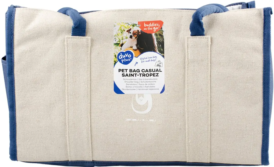 Duvo Saint-Tropez Pet Bag - 40x22x26cm Beige