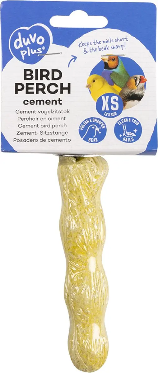 DuvoPlus Cement Vogelzitstok XS Wit