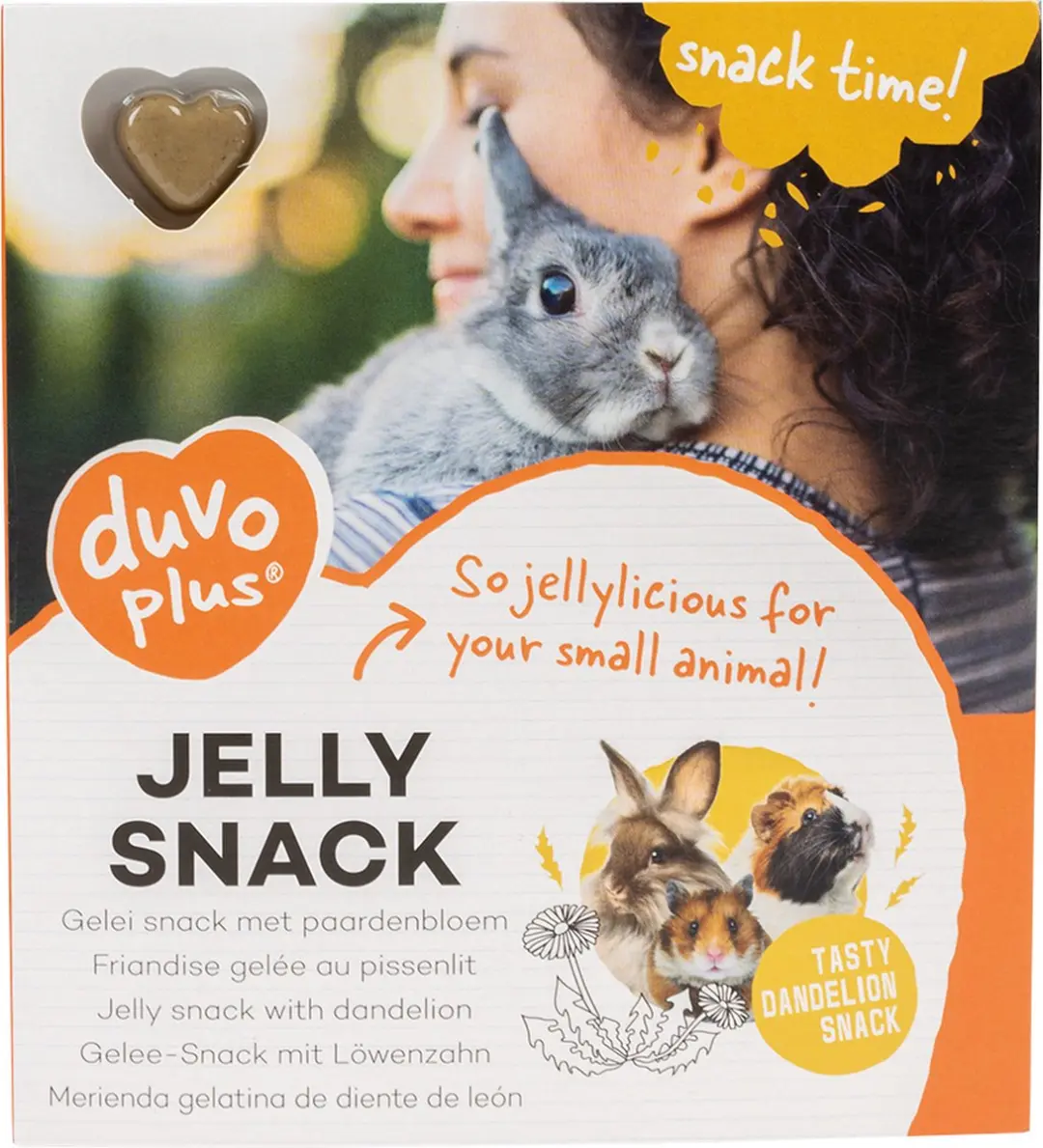 DuvoPlus Knaagdier Gelei Snack Paardenbloem 12x 1,2g