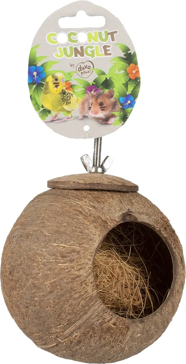 Duvo+ Coconut Jungle Huis - Houtkleurig