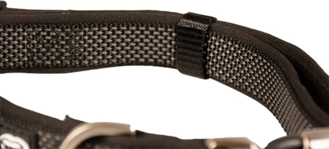 Duvo+ North Halsband Nylon M 30-45cm - Zwart