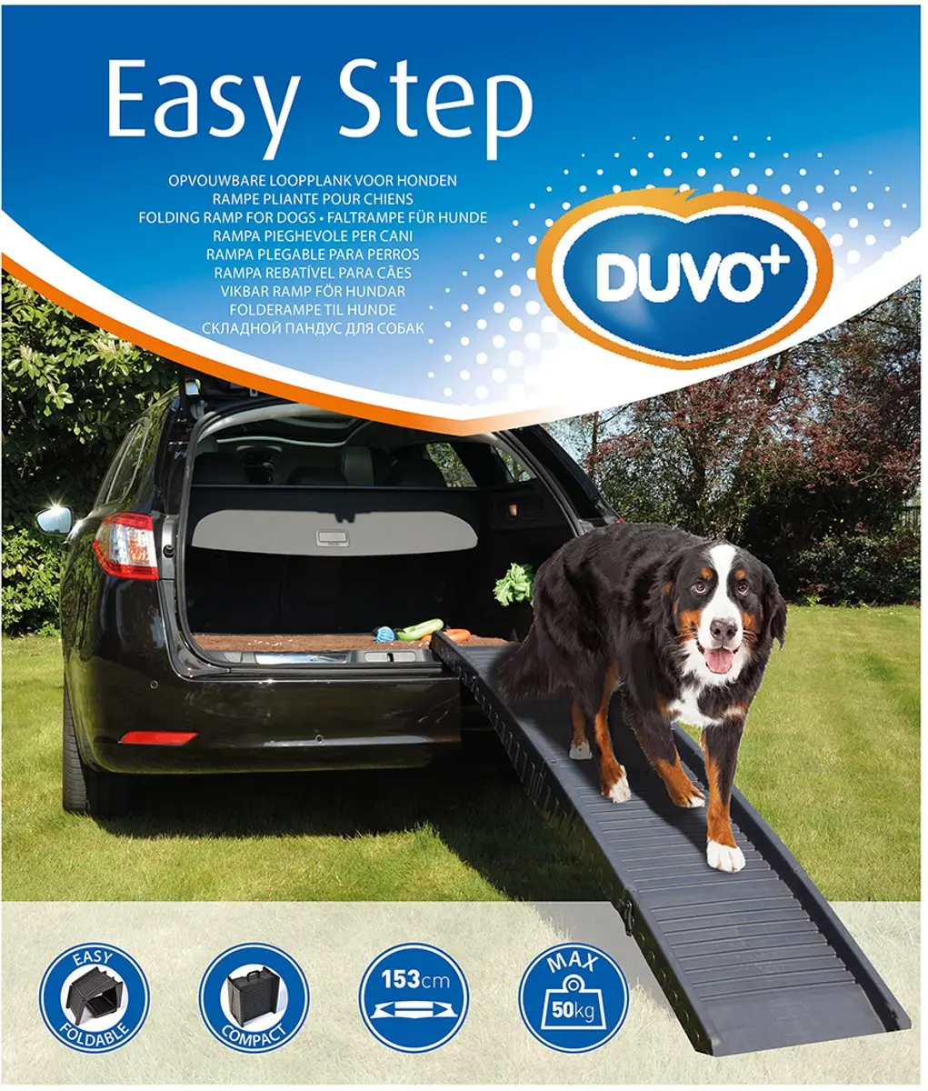 Duvo+ Loopplank Easy Step - Zwart 43x40x26cm