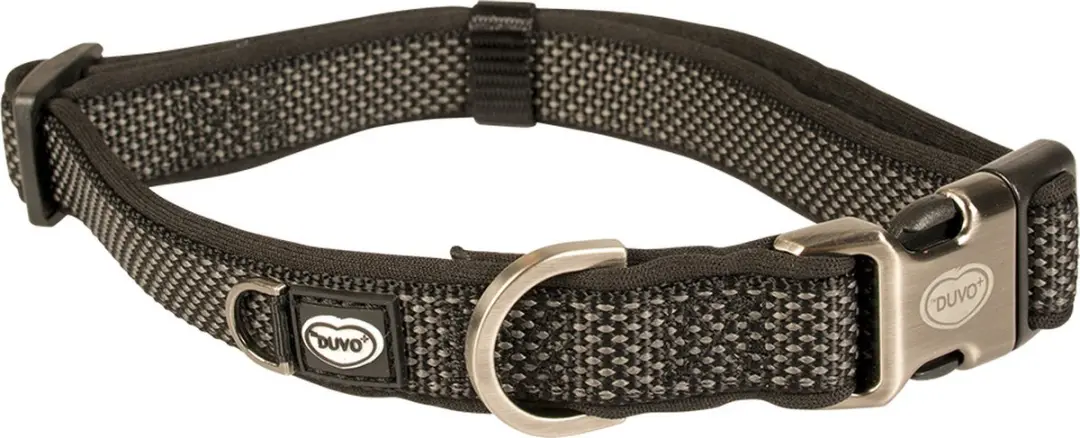Duvo+ North Halsband Nylon Zwart S 20-35cm