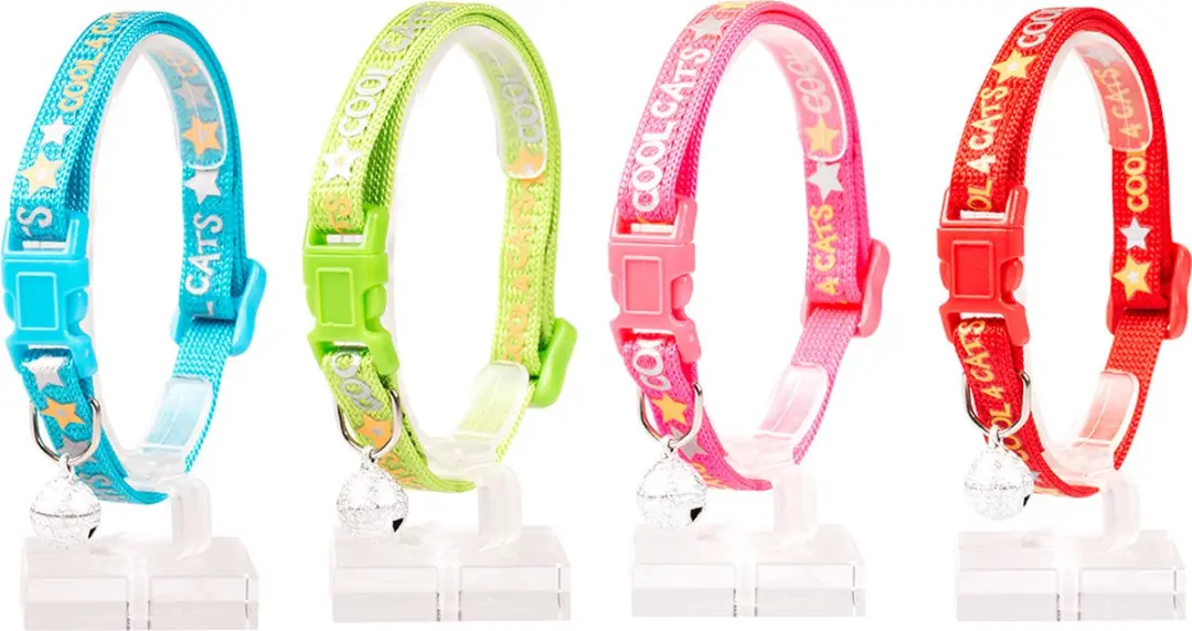 Duvo+ Cool Cats Nylon Kattenhalsband 20-30cm