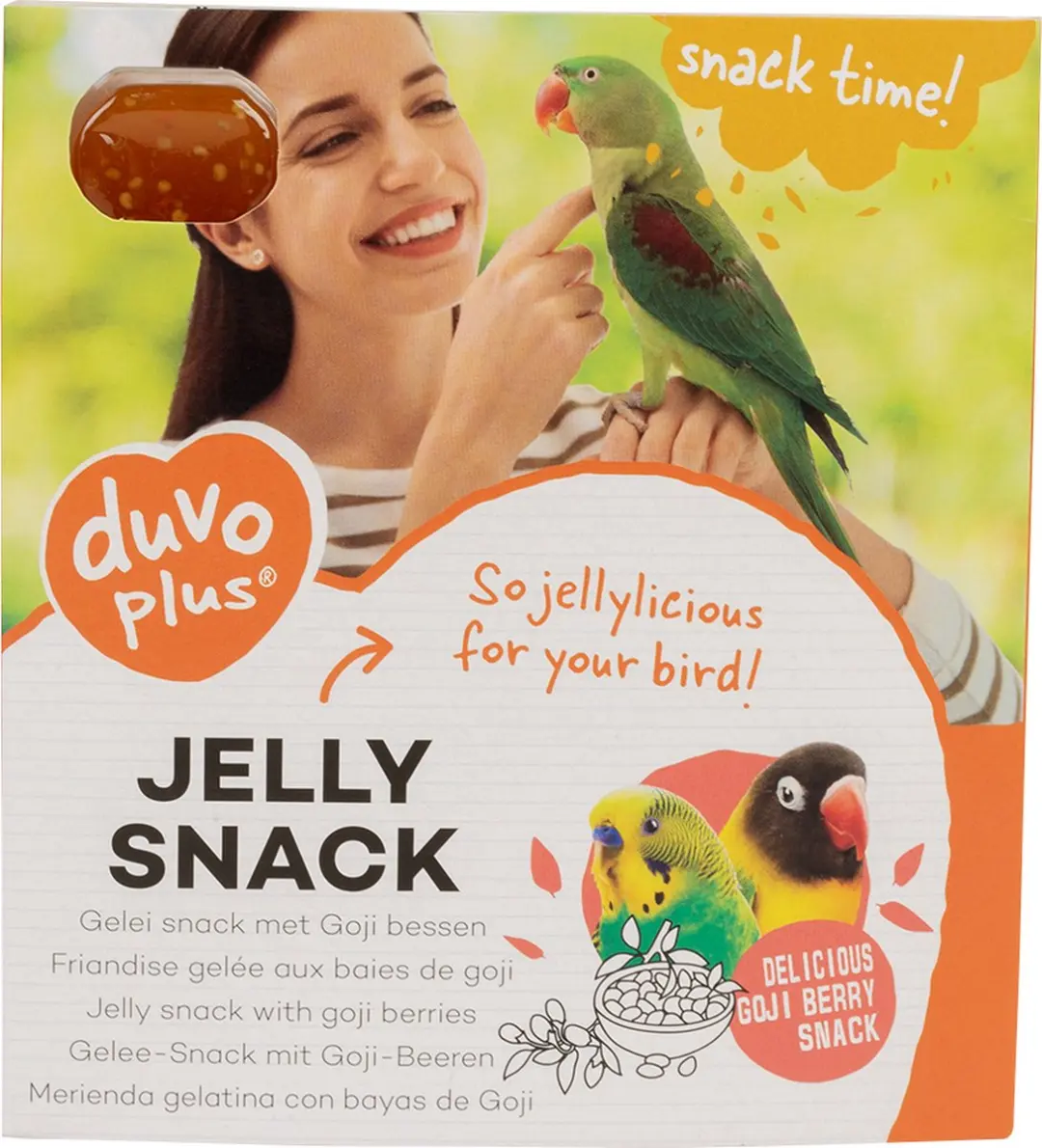 Duvo+ Gelei Snack met Goji Bessen - 12x 5g