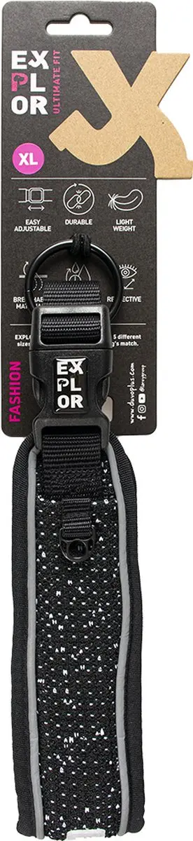Duvo Duvoplus Ultimate Fit Control Halsband XL - 52-61cm Granite Black