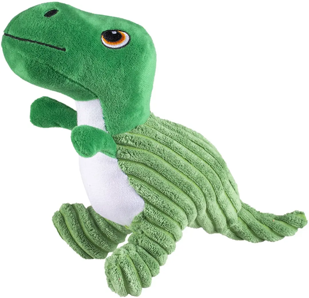 DuvoPlus Pluche Dino Iguanodon Speelgoed Hond