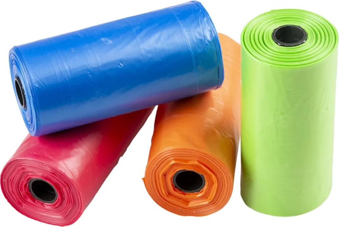 DuvoPlus Hondenpoepzakjes Rainbow 4x15st