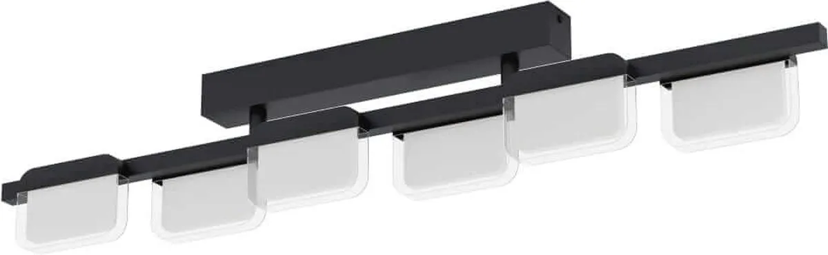 Eglo Ervidel Plafondlamp LED 93cm - Zwart
