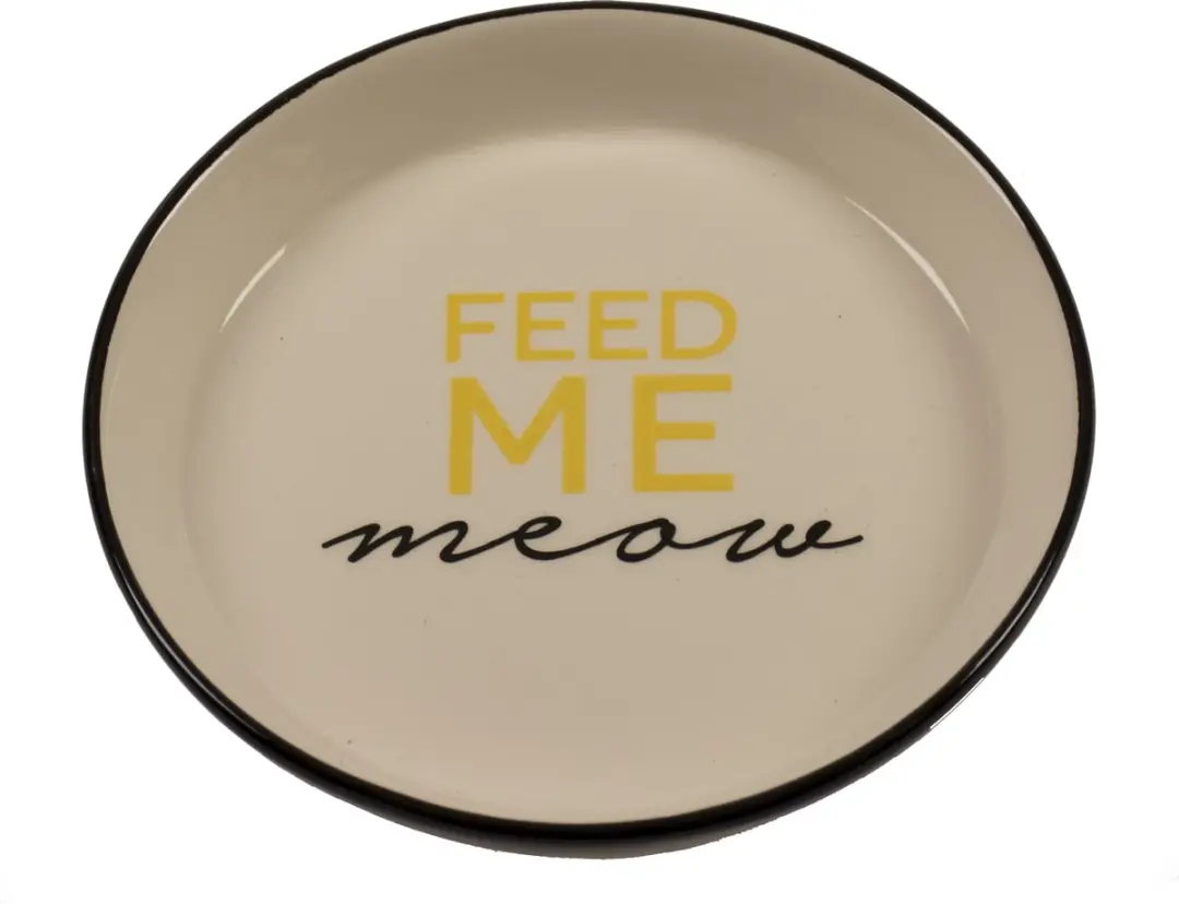 Duvo Duvoplus Voerbak Kat Stone Feed Me Meow Ø13,8cm