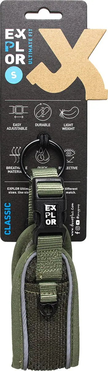 Duvo Duvoplus Ultimate Fit Control Halsband Classic S - 34-38cm - Undercover Green
