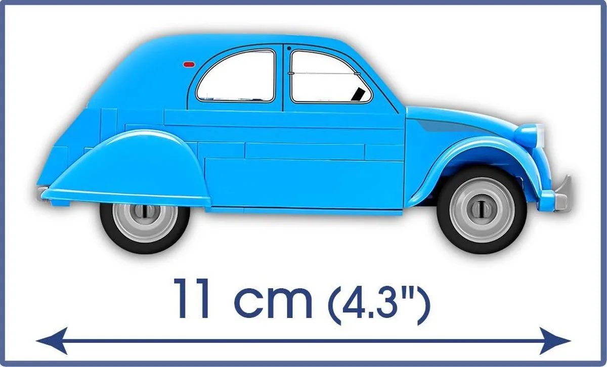 Cobi Citroën 2CV Type AZ 1962 - 82 Onderdelen - Meerkleurig
