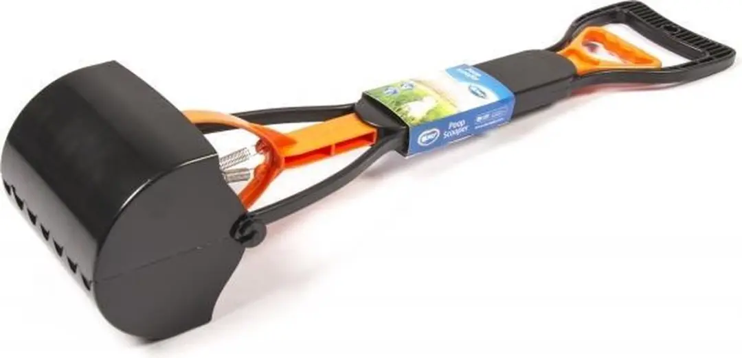Duvo Poop Scooper 60cm - Zwart/Oranje