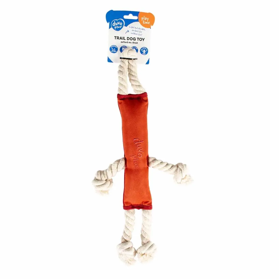 Duvo+ Trail Mr. Knot Hondenspeeltje - Oranje