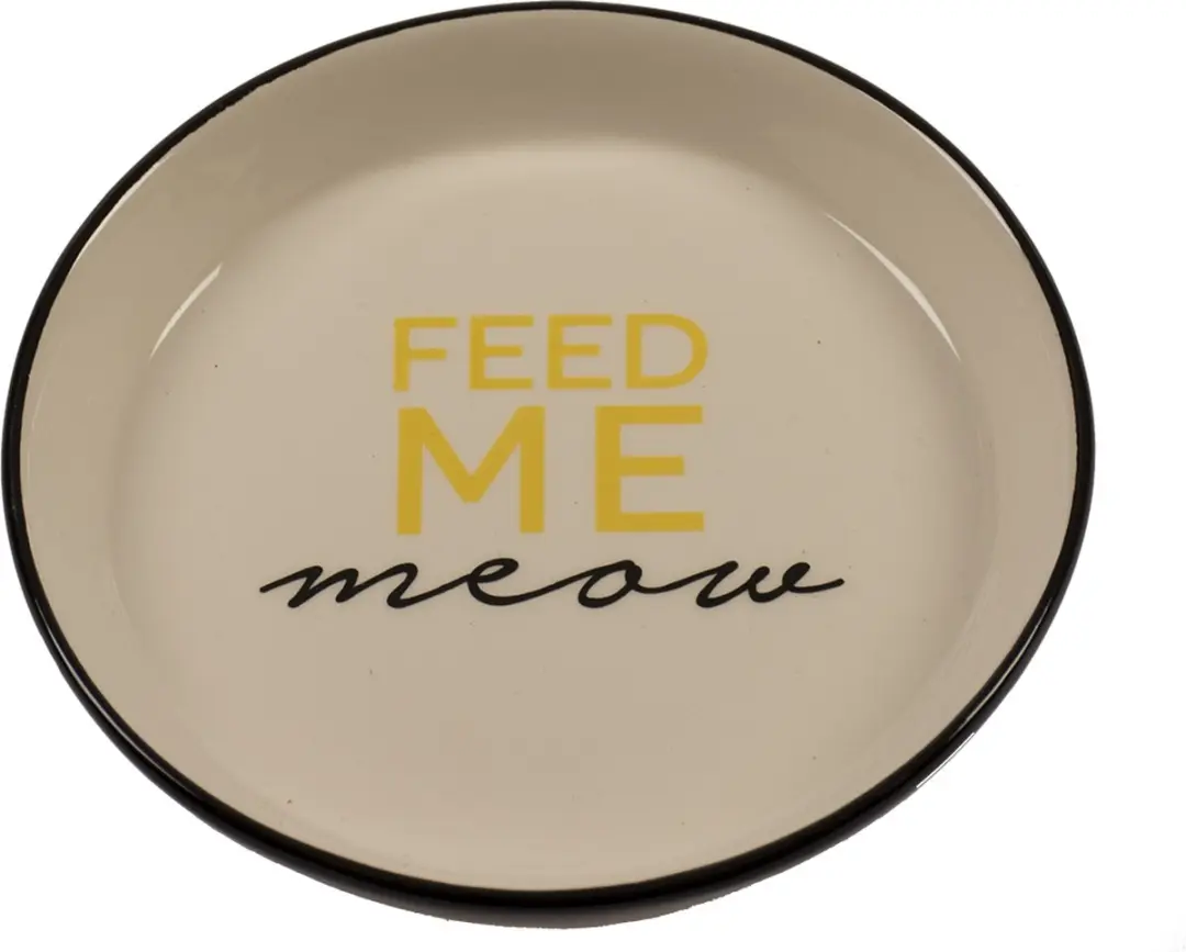 Duvo Feed Me Meow Eetkom Keramiek